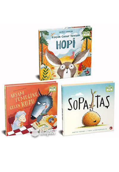 Dostluk Kitapları Organik Seti 3 Kitap Takım - Beth Ferry kitap kapağı