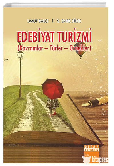 Edebiyat Turizmi Kavramlar Türler Örnekler - Umut Balcı kitap kapağı