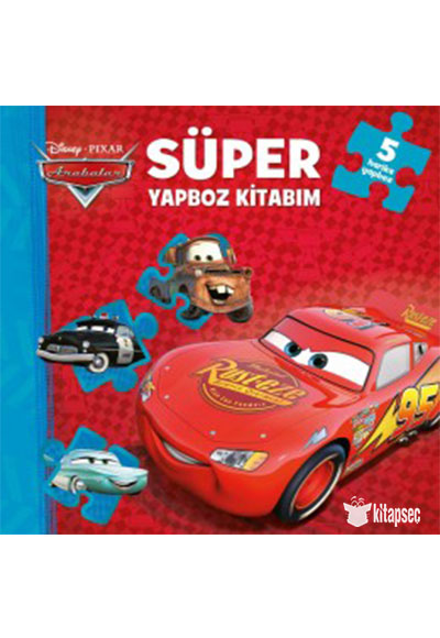 Arabalar Süper Yapboz Kitabım - Kolektif kitap kapağı