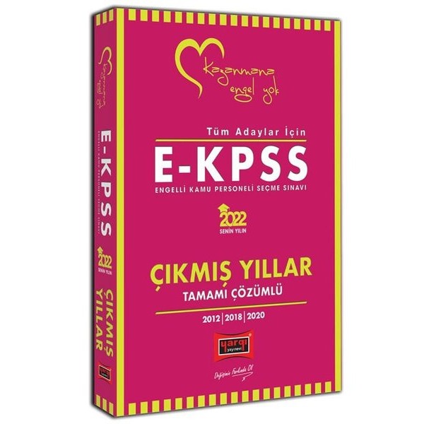 2022 Tüm Adaylar İçin EKPSS Tamamı Çözümlü Çıkmış Yıllar | Yargı Yayınları (İnce Kapak)