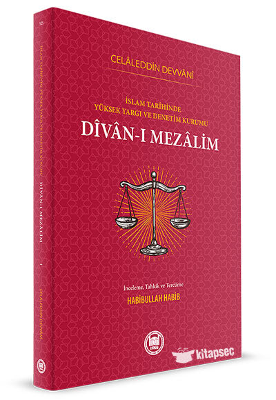 Divanı Mezalim İslam Tarihinde Yüksek Yargı ve Denetim Kurumu - Habibullah Habib kitap kapağı