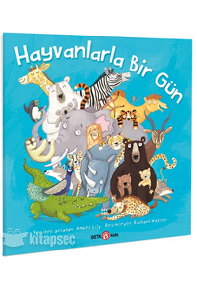 Hayvanlarla Bir Gün - Amber Lily kitap kapağı