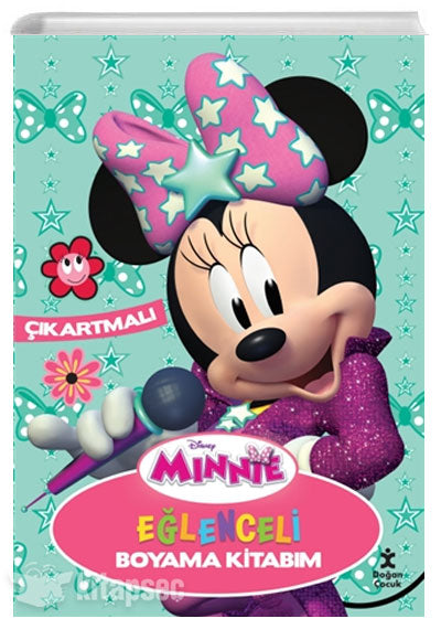 Disney Minnie Eğlenceli Boyama Kitabım - Kolektif kitap kapağı