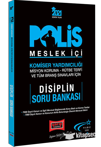 Polis Meslek İçi Sınavlarına Hazırlık Disiplin Soru Bankası Yargı Yayınları kitap kapağı