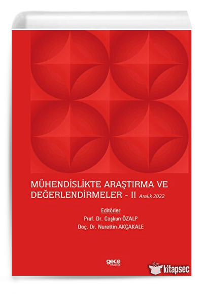 Mühendislikte Araştırma ve Değerlendirmeler - II - Kolektif kitap kapağı