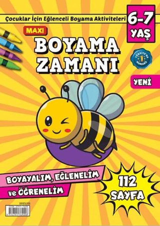 Maxi Boyama Zamanı 6 | Maxi Yayıncılık (Ciltsiz)