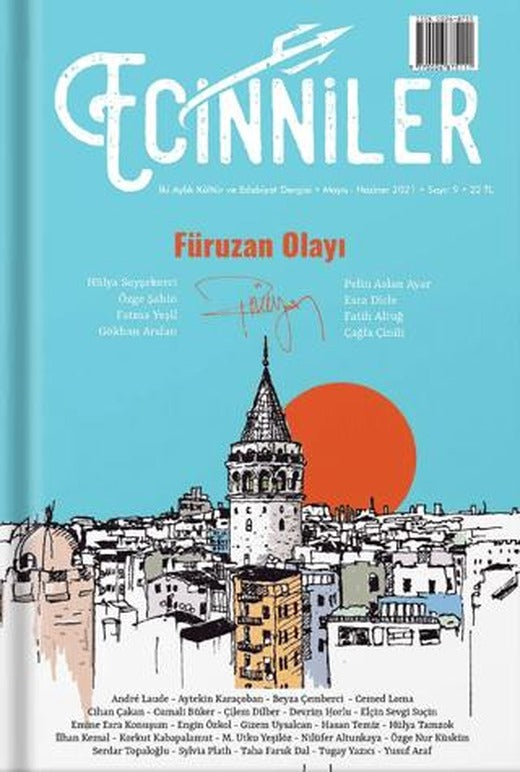 Ecinniler: İki Aylık Kültür ve Edebiyat Dergisi Sayı: 9 Füruzan Olayı Mayıs - Haziran 2021 | Sardes Yayınları (Ciltsiz)