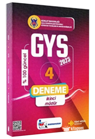 2023 CTE İkinci Müdür GYS 4 lü Deneme - Memur Sınav Komisyon kitap kapağı