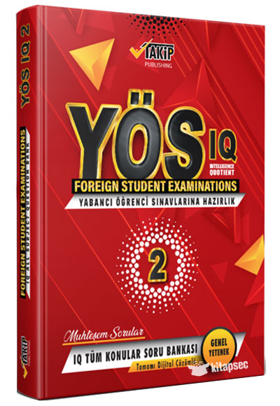 2024 YÖS Genel Yetenek IQ Tüm Konular Muhteşem Soru Bankası 2 - Takip Komisyon kitap kapağı