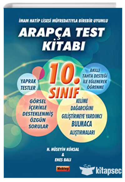10. Sınıf Arapça Test Kitabı - H.Hüseyin Köksal kitap kapağı