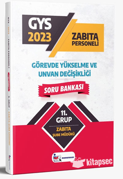 Yerel Yönetimler (Zabıta Şube Müdürü) 11.Grup GYS Soru Bankası - Memur Sınav Komisyon kitap kapağı