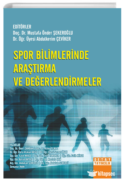 Spor Bilimlerinde Araştırma Ve Değerlendirmeler Detay Yayıncılık - Tasia Vassilatou kitap kapağı