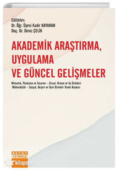 Akademik Araştırma, Uygulama Ve Güncel Gelişmeler Detay Yayıncılık - Tasia Vassilatou kitap kapağı