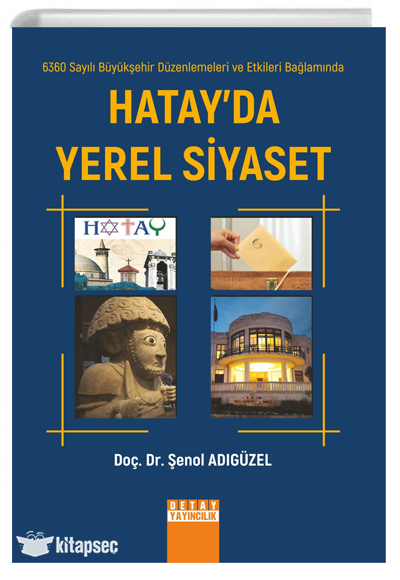 6360 Sayılı Büyükşehir Düzenlemeleri ve Etkileri Bağlamında HATAYDA YEREL SİYASET DETAY YAYINCILIK - Tasia Vassilatou kitap kapağı