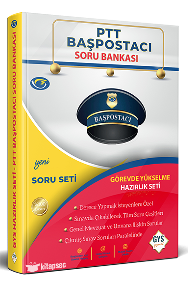 2024 PTT Başpostacı Görevde Yükselme Sınavı Soru Bankası GYS Yayınları - Tor Andrea kitap kapağı