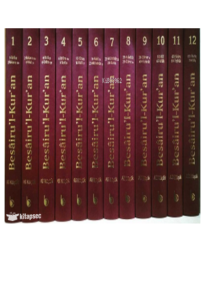 Besairul Kur'an Tefsiri (12 Cilt) (Şamua) - Ali Küçük kitap kapağı