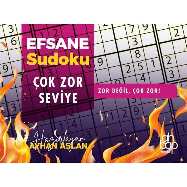 Efsane Sudoku Çok Zor Seviye | Ahbap Kitap (İnce Kapak)
