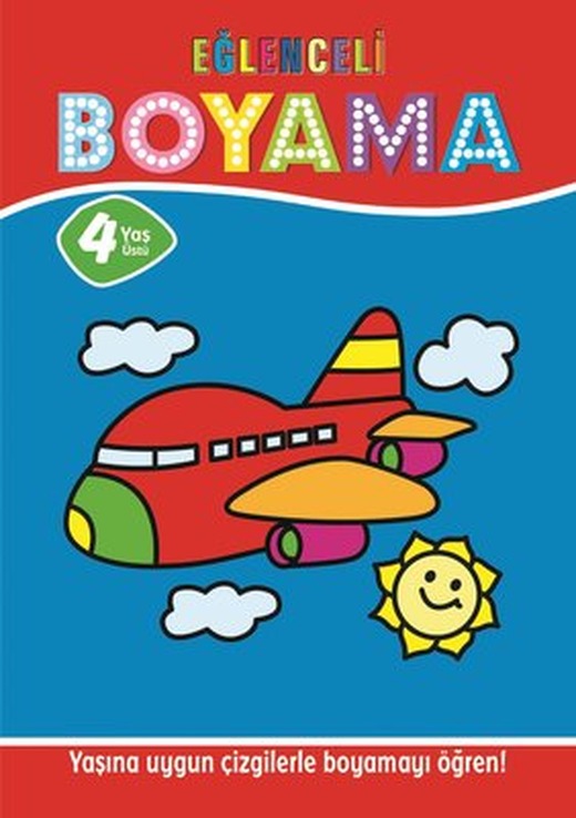 Eğlenceli Boyama - 4 Yaş Üstü 4'lü Pastel Boya Hediyeli | Parıltı Yayınları
