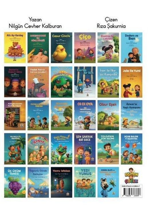 Öykülerle Alfabe Ses Farkındalığı Eğitimi Seti - 29 Kitap Takım | Eğiten Çocuk (İnce Kapak)