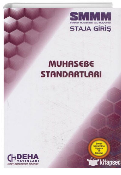 SMMM Muhasebe Standartları Deha Yayınları - Komisyon kitap kapağı