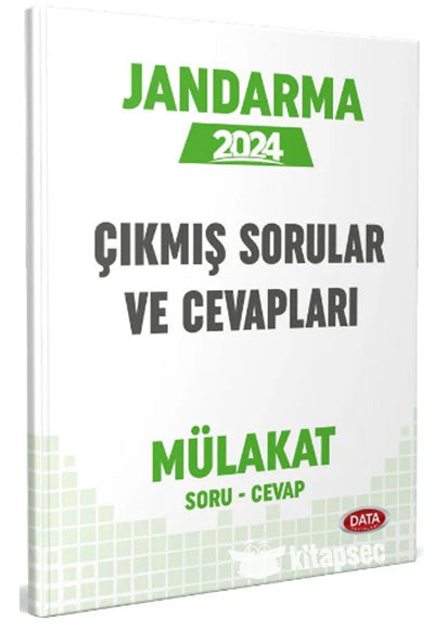 Data Yayınları 2024 Jandarma Mülakat Çıkmış Soruları ve Cevapları - Data Komisyon kitap kapağı