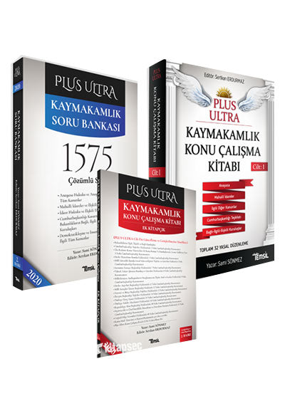 Plus Ultra Kaymakamlık 2 Cilt Konu Soru Ek Kitap - Sertkan Erdurmaz kitap kapağı