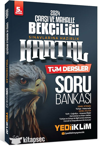 2024 Çarşı Ve Mahalle Bekçiliği Sınavlarına Hazırlık Kartal Tüm Dersler Soru Bankası - Kolektif kitap kapağı