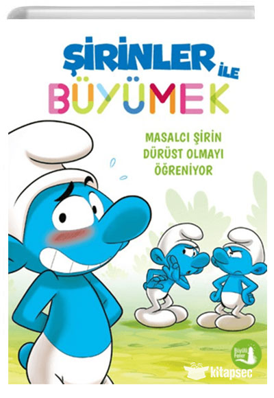 Şirinler İle Büyümek 6 / Masalcı Şirin Dürüst Olmayı Öğreniyor - Kolektif kitap kapağı