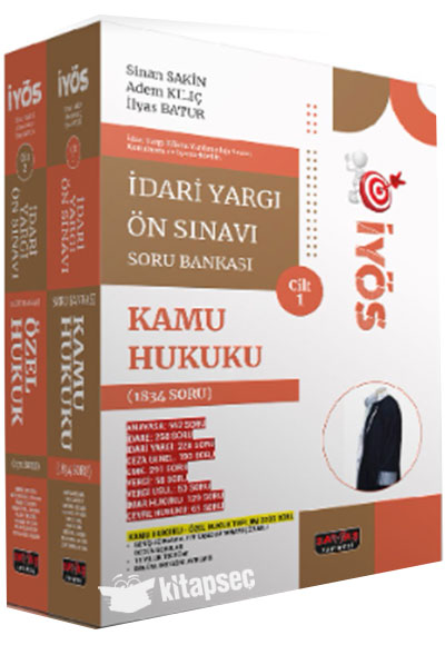 İdari Yargı Ön Sınavı Soru Bankası Kamu Hukuku ve Özel Hukuk - Kolektif kitap kapağı