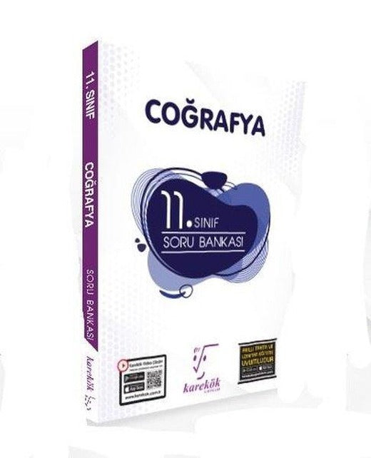 11.Sınıf Coğrafya Soru Bankası | Karekök Eğitim Yayın (İnce Kapak)