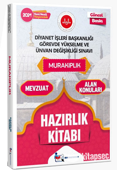 Diyanet İşleri Başkanlığı Görevde Yükselme ve Unvan Değişikliği Sınavı Murakıplık Hazırlık Kitabı - Memur Sınav Komisyon kitap kapağı
