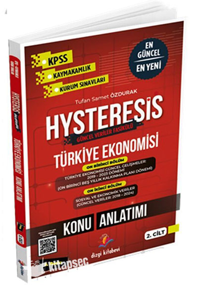 2024 Hysteresis Türkiye Ekonomisi Güncel Veriler - Tufan Samet Özdurak kitap kapağı