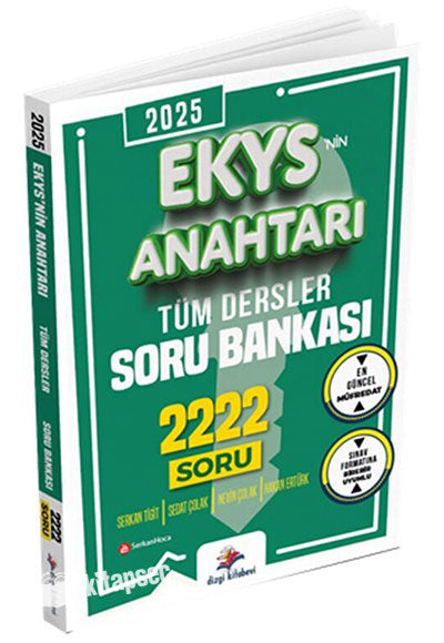 2025 MEB EKYS Müdür ve Müdür Yardımcılığı Ekys nin Anahtarı Tüm Dersler Soru Bankası 2222 Soru - Serkan Tigit kitap kapağı