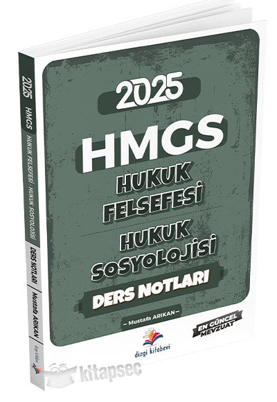 2025 HMGS Ne Sordu Ne Sorar Analizli Hukuk Felsefesi, Hukuk Sosyolojisi Ders Notları - Mustafa Arıkan kitap kapağı