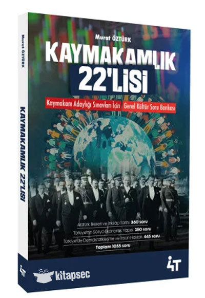 Kaymakamlık 22 lisi Genel Kültür Soru Bankası - Murat Öztürk kitap kapağı