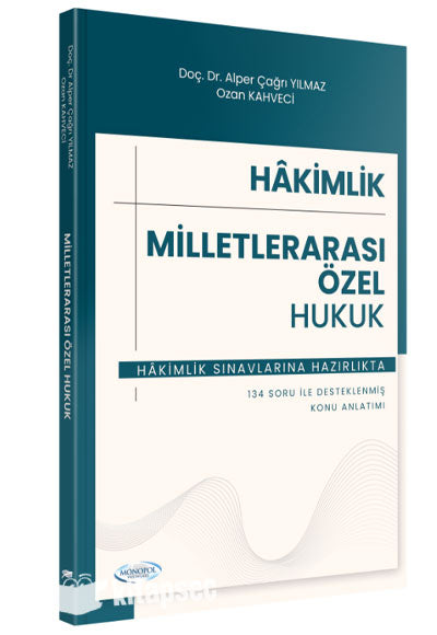 Hakimlik Milletlerarası Özel Hukuk Konu Anlatımı Monopol Yayınları kitap kapağı