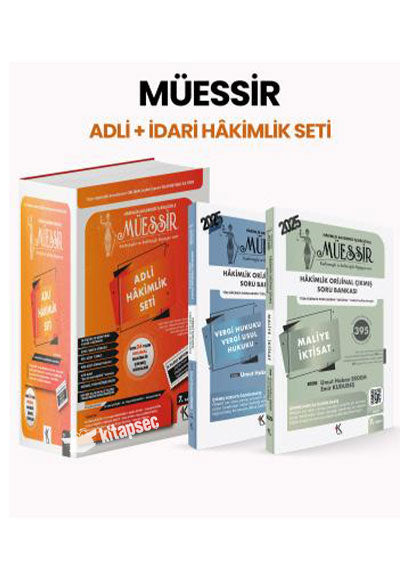 Müessir ADLİ+ İDARİ Hakimlik Çıkmış Soru Bankası - Yaşar Mirzaoğlu kitap kapağı