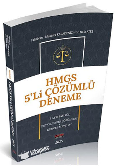 HMGS 5li Çözümlü Deneme Sınavı Savaş Yayınları - Sinan Sakin kitap kapağı