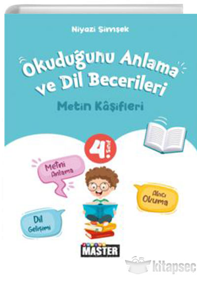 4. Sınıf Junior Master Okuduğunu Anlama ve Dil Becerileri - Niyazi Şimşek kitap kapağı