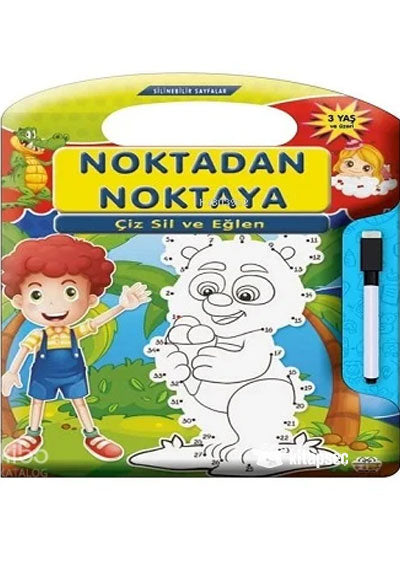 Çiz Sil Eğlen Noktadan Noktaya - Kolektif kitap kapağı