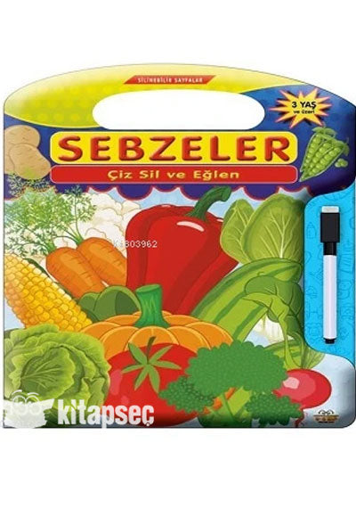 Çiz Sil Eğlen Sebzeler - Kolektif kitap kapağı