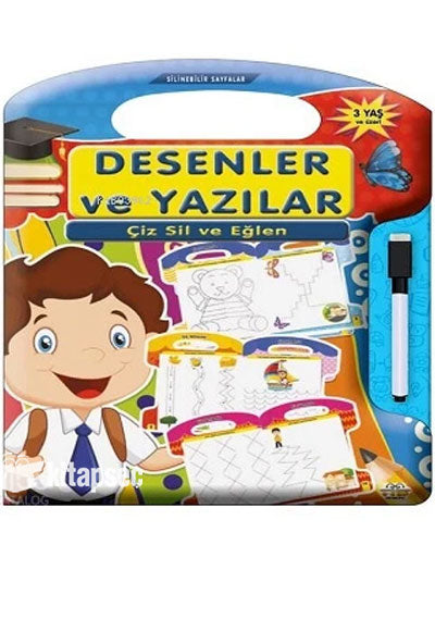 Çiz Sil Eğlen Desenler Ve Yazılar - Kolektif kitap kapağı