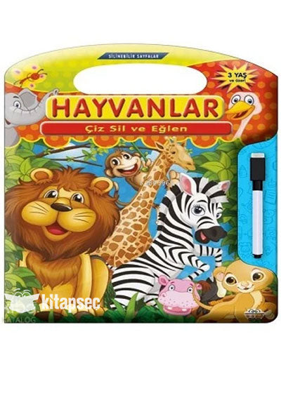 Çiz Sil Eğlen Hayvanlar - Kolektif kitap kapağı