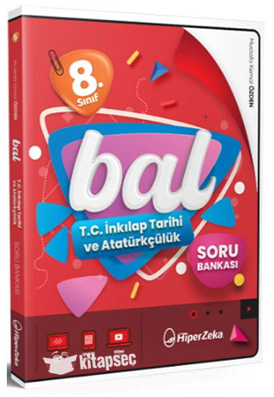 8. Sınıf LGS Bal T.C. İnkılap Tarihi ve Atatürkçülük Soru Bankası - Kolektif kitap kapağı