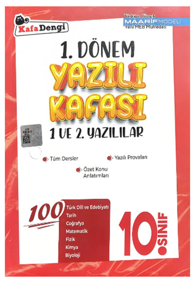 10. Sınıf 1. Dönem Yazılı Kafası - Kolektif kitap kapağı