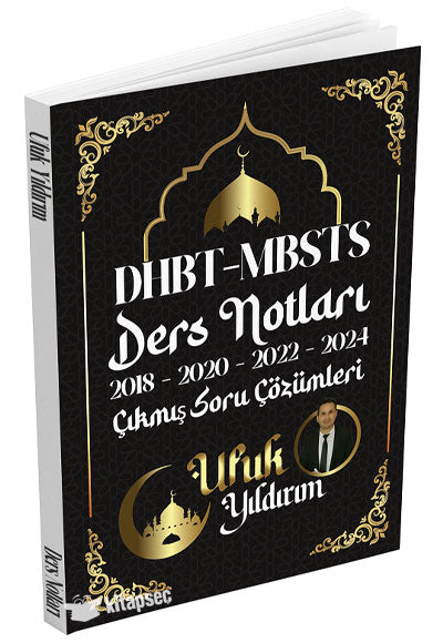 Ufuk Yıldırım 2025 DHBT MBSTS Ders Notları ve Çıkmış Sorular Çözümlü - Ufuk Yıldırım kitap kapağı