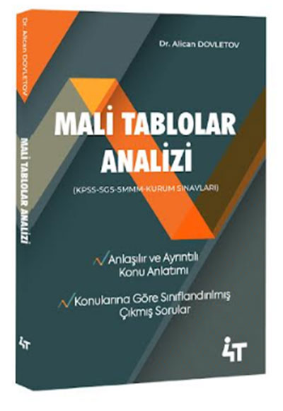 Mali Tablolar Analizi 4T Yayınevi - Alican Dovletov kitap kapağı