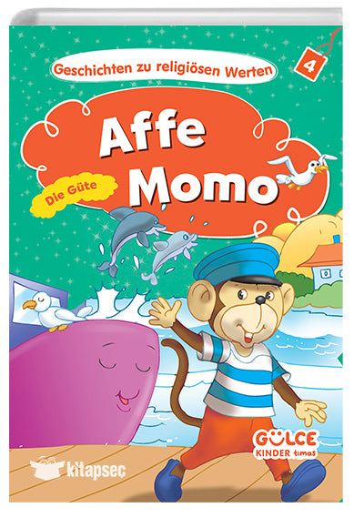 Affe Momo Die Güte - Dini Değerler (Almanca) - Asiye Aslı Aslaner kitap kapağı