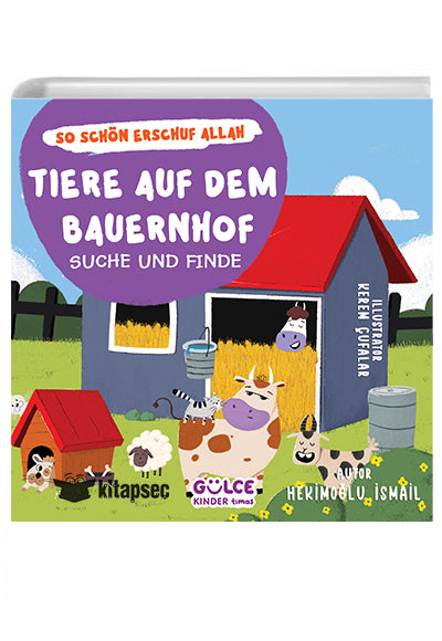 Tiere auf dem Bauernhof - Suche und Finde - Çiftlikteki Hayvanlar - Hekimoğlu İsmail kitap kapağı