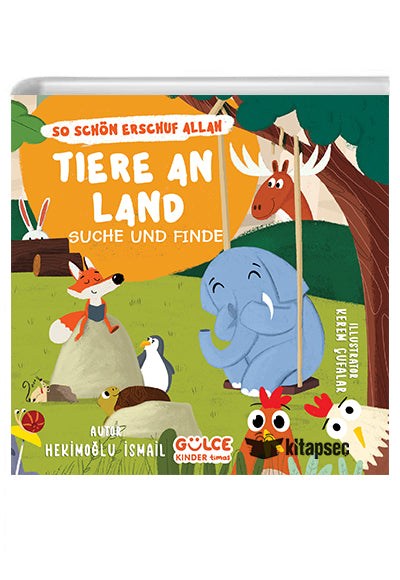 Tiere an Land - Suche und Finde - Hekimoğlu İsmail kitap kapağı